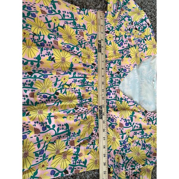 Jodifl Spring Time In Bloom Mini Dress Size Large Long Sleeve - Picture 5 of 6